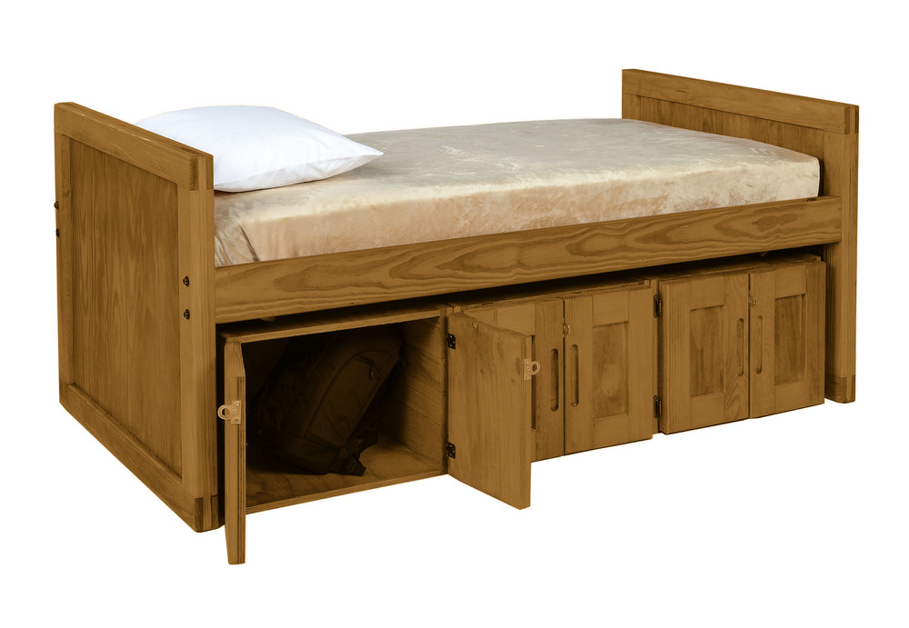 1076 / /images/1076/1000-1076-2-0-0.jpg / Classic Twin Firehouse Bed with Storage Lockers