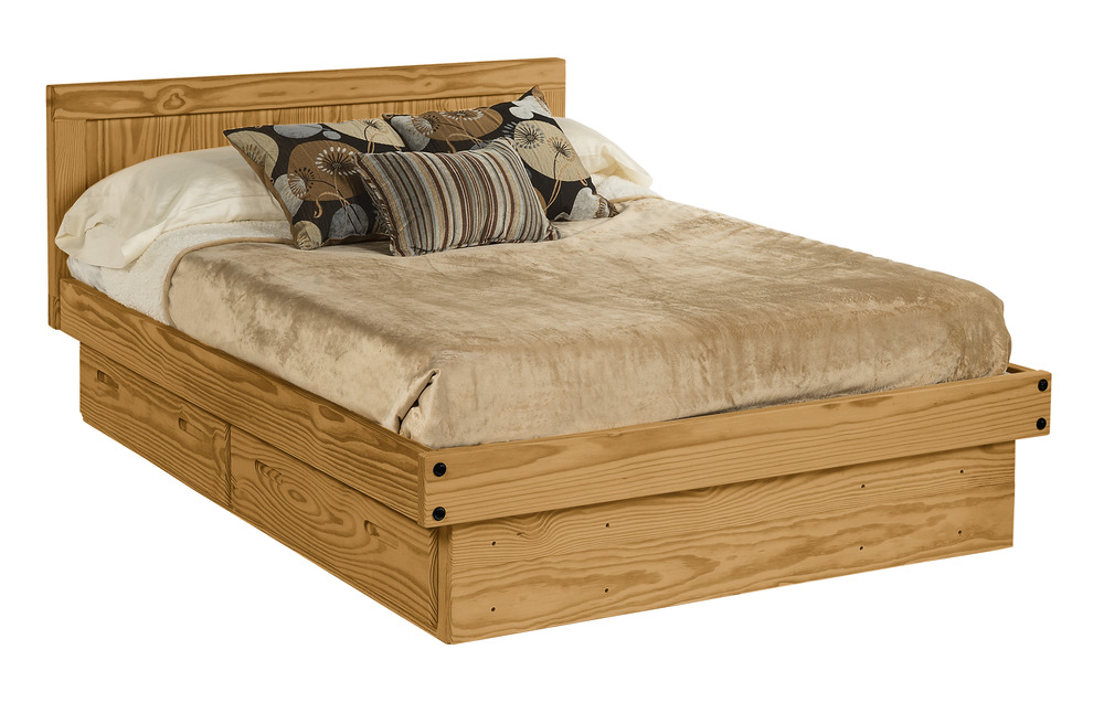 215 / /images/215/1000-215-2-0-0.jpg / Classic Platform Bed w/Drawers - Full