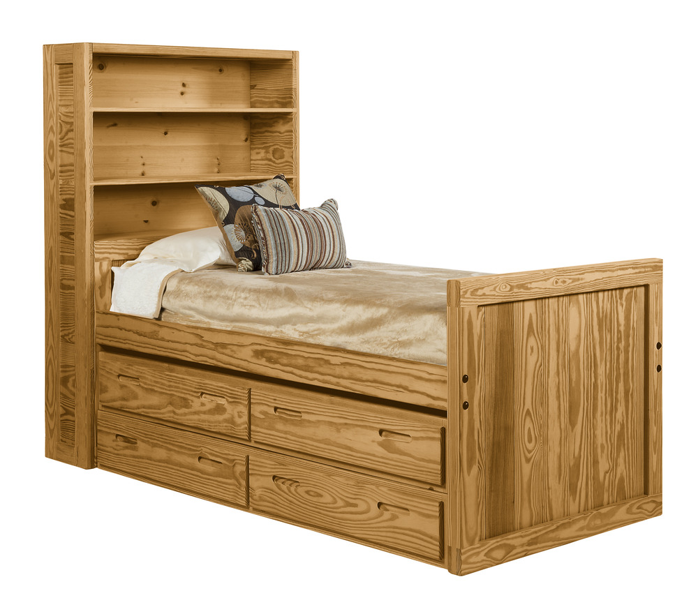 266 / /images/266/1000-266-2-0-0.jpg / Classic Twin Cay Bed with Drawers