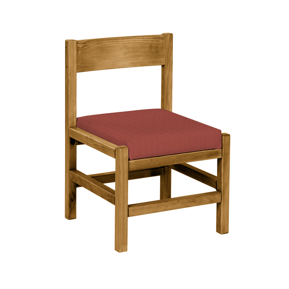 423 / /images/423/1000-423-2-6-0.jpg / Classic Dining Side Chair with Fabric Seat and Wood Back
