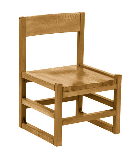 427 / /images/427/1000-427-2-0-0.jpg / Classic Solid Wood Side Chair - Sled Base