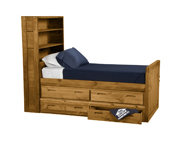 446 / /images/446/1000-446-2-0-0.jpg / Classic Twin Cay Bed with Drawers - Extra Long