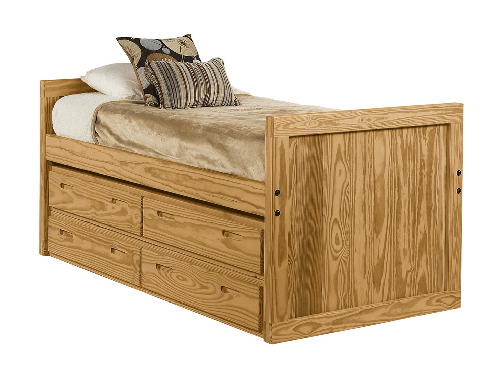 447 / /images/447/1000-447-2-0-0.jpg / Classic Twin Captain's Bed - Extra Long
